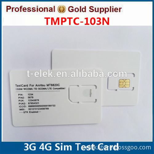 3G WCDMA UMTS Nano Test SIM Card for Anritsu MT8820 MT8820C